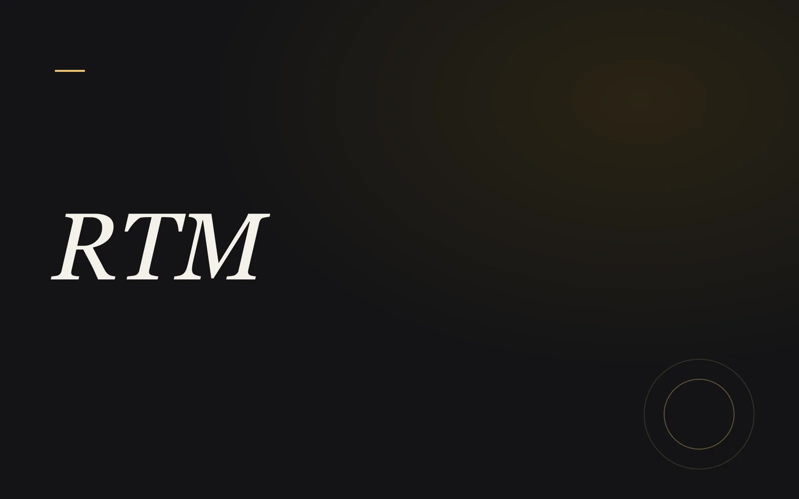 Program RTM — project by Adli Nasir