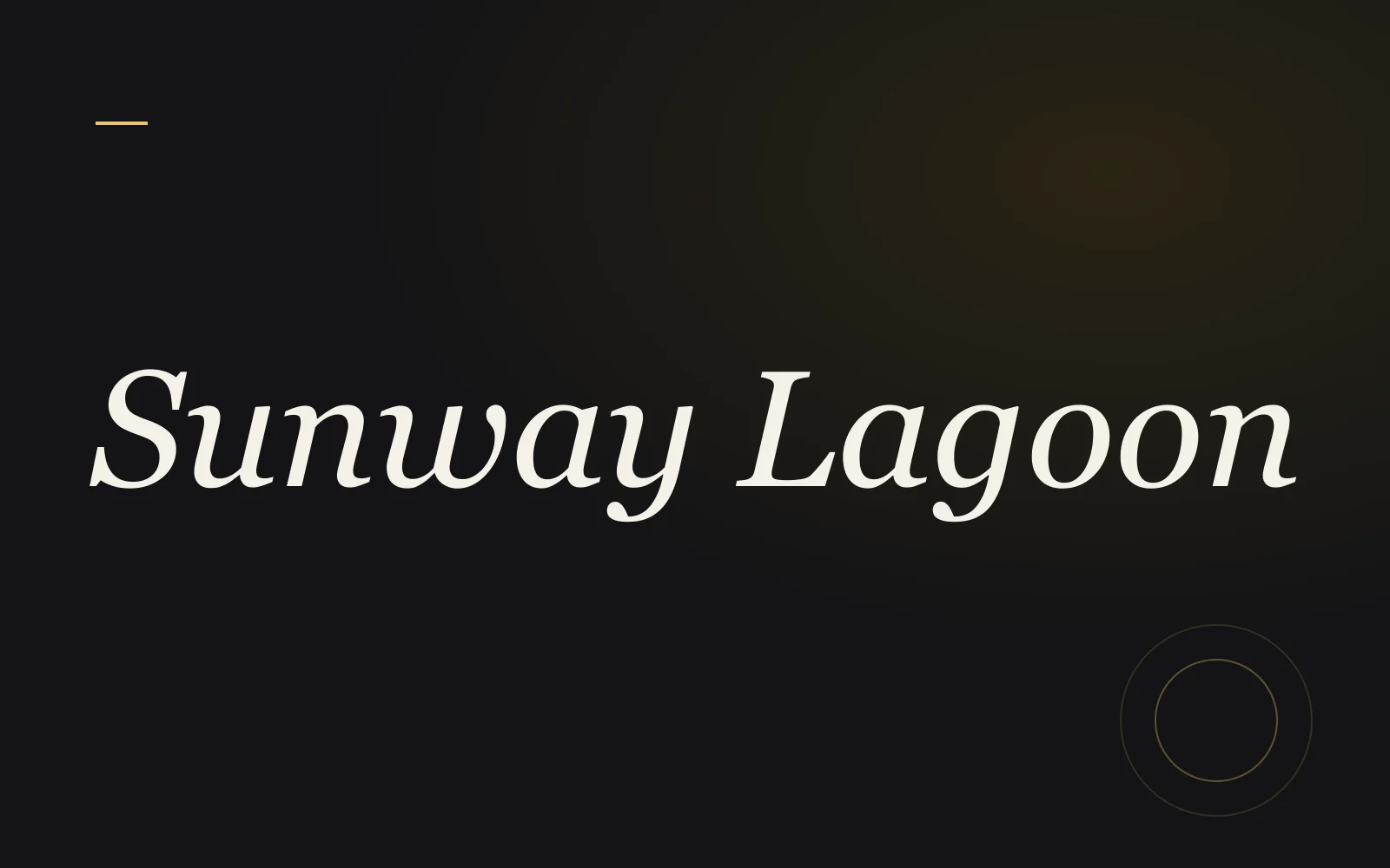 Sunway Lagoon — project by Adli Nasir